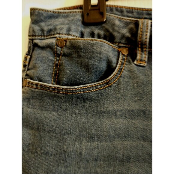 Talbots Heritage Jeans Women's Straight Leg Stretch Mid Rise Blue Denim - 18WP - Picture 2 of 8